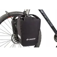 Crosso Twist 30 Rail Systeem Fietstassen Zwart - Set van 2