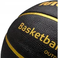 Meteor Basketbal Trainingsbal Maat 7 - Cellular Zwart/Goud