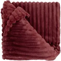 Unique living plaid lex burgundy 150x200cm