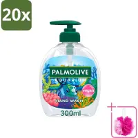 Palmolive 20 x - Aquarium - Handzeep - Natuurlijke Ingrediënten & Vegan - 300 ml - Bulkverpakking - Aquarium handzeep - Douchemop - Natuurlijke handzeep