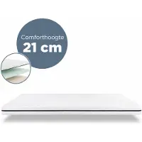 Felman 2Face Pocket Matras - 90 x 200 cm - 21 cm dik - 7-Zone Pocketvering - Tweezijdig