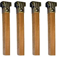 Dripio Houten poten voor lattenbodems, 4 poten, 39x5x3 cm, modern design