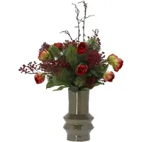 Maxifleur Kunstplanten Winterboeket kunstbloemen Xanthe Flachau 65cm