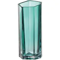 Bohemia Crystal Bohemia Bazalt Kristallen Vaas Groen 30cm