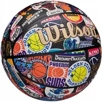 Wilson NBA All Team Retro Basketbal Maat 7 - Composiet Leer