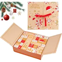 Dripio Adventskalender om zelf te vullen, 24 lege doosjes, 33,5 x 30,5 x 8 cm