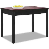 Dripio Uittrekbare keukentafel, Bordeaux, 90x50 cm, met glazen blad