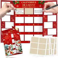 Dripio Kratz adventskalender 2025, 24-delig, knutselkalender om zelf te vullen