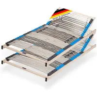 Dripio Lattenbodem, 90x200 cm, met 42 latten, verstelbaar hoofdeinde, 2 stuks