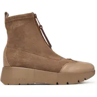 Hispanitas Dames Leren Montana-laarsjes beige (36), Leer, 3 tot 5 cm, Ritssluiting, Casual, Taupe HI265104