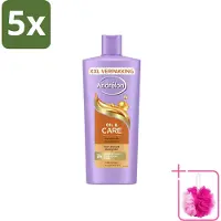 Andrélon 5 x – Shampoo – Oil & Care – 685 ml - Bulkverpakking - Haar verzorging - Douchemop - Pluisvoorkomen
