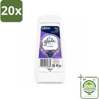 Glade 20 x - Gel - Tranquil Lavender & Aloë - 150 g - Grootverpakking - Vaatwasstrips - Luchtverfrisser - Geur - Ontspanning - Frisheid - Lavendel
