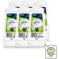 Glade 6 x – Luchtverfrisser Gel – Muguet – 150 g - Wasstrips - Luchtverfrisser Gel - Muguet Geur - Frisse Geur - Langdurige Geur - Geur Met Essentiële Oliën