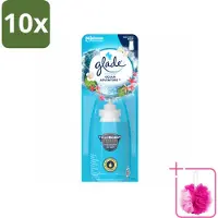 Glade 10 x - Sense & Spray - Ocean Adventure - 18 ml - Bulkverpakking - Zeegeur - Douchemop - Citroengeur