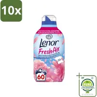 Lenor 10 x – Wasverzachter – Bloesem – 60 Wasbeurten – 840 ml - Grootverpakking - Vaatwasstrips - Wasverzachter - Buitenluchtfrisheid - Bloesemgeur - Wasgoed - Geur