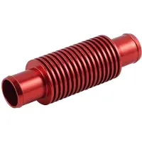 OEM ATV-motorradiator, dubbele koelcapaciteit, CNC-gefreesd aluminium, rood
