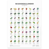 Merkloos Seizoenskalender voor Fruit en Groenten