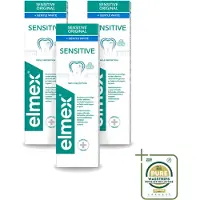 Elmex 3 x - Tandpasta - Gentle White - Triple Protection - 75 ml - Wasstrips - Tandpasta - Mondhygiëne - Tandenwassen - Tandvleesbescherming - Witte Glimlach