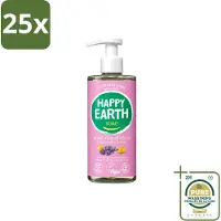 Happy Earth 25 x – Handzeep – 100% Natuurlijk Lavender Ylang – 300 ml - Wasstrips - Handzeep - Natuurlijke Handzeep - Vegan Handzeep - Lavendel Handzeep - Ylang Handzeep