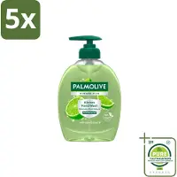 Palmolive 5 x - Handzeep - Met Pomp - Hygiëne Plus Kitchen - 300ml - Grootverpakking - Vaatwasstrips - Keukenhandzeep - Antibacterieel - Anti-geur - Handhygiëne - Handzuiver
