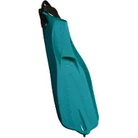 SCUBAPRO GO Reisduikvin voor Snorkelen, Duiken en Zwemmen, Turquoise met Zwarte Bungee Strap, 2X-Large