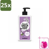 Marcel's Green Soap 25 x - Handzeep - Lavender & Rozemarijn - Voor dagelijks gebruik - 500 ml - Bulkverpakking - Handzeep - Douchemop - Natuurlijke handzeep