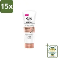 Guhl 15 x - Conditioner - Bond+ Restore - 200 ml - Wasstrips - Herstel Haar - Versterk Haar - Beschadigd Haar - Haarstructuur - Haarbruggen
