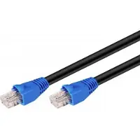 Microconnect 60m UTP CAT 6 buiten netwerk kabel RJ-45 zwart/blauw