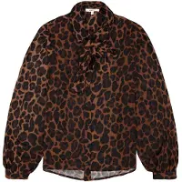 Garcia Blouse karamel / chocoladebruin / donkerbruin