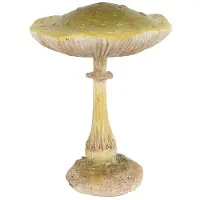 Merkloos Sculptuur Paddenstoel Polystone 10,5cm Bruin bruin Polystone Decoratief