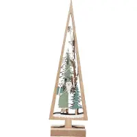 Goliat Houten kerstboom met LED-verlichting, artikelnummer 17xD66199-84