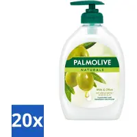 Palmolive 20 x - Milk & Olive - Handzeep Met Pomp - Verzorgend & Mild - 500 ml - Voordeelverpakking - 20 stuks
