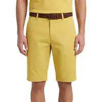 Meyer Bermuda geel B-palma regular fit effen