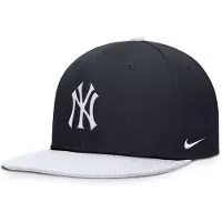 Nike Mlb New York Yankees Youth Dri-fit Pro Structured Square Bill Junior Pet