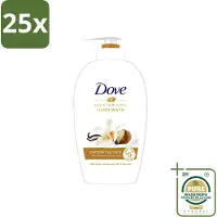 Dove 25 x - Handzeep - Pampering Care - Verzachtend - 250 ml - Wasstrips - Handzeep - Shea Butter - Hydraterende Handzeep - Verzorgende Handzeep - Kalmerende Handzeep