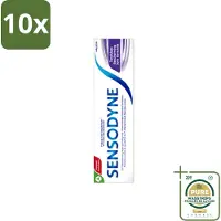 Sensodyne 10 x - Tandpasta - Gum Protection - Tandvleesverzorging - 75 ml - Wasstrips - Gevoelige Tanden - Tandvleesbescherming - Tandpasta - Gevoeligheid - Tandpasta Voor Tandvlees