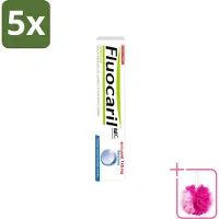 FLUOCARIL 5 x - Tandpasta - Met Fluoride - 75 ml - Bulkverpakking - Fluoride tandpasta - Douchemop - Tanden beschermen