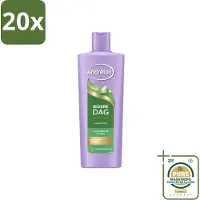 Unilever 20 x – Shampoo – Iedere Dag – 400 ml - Wasstrips - Haarkleur - Haarverzorging - Shampoo - Dagelijks Wassen - Zonnebloemolie