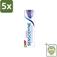 Sensodyne 5 x - Tandpasta - Gum Protection - Tandvleesverzorging - 75 ml - Wasstrips - Gevoelige Tanden - Tandvleesbescherming - Tandpasta - Gevoeligheid - Tandpasta Voor Tandvlees