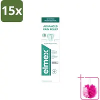 Elmex 15 x - Tandpasta - Sensitive Professional - Pro Argin - 75ml - Bulkverpakking - Gevoelige tanden - Douchemop - Tandpasta