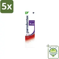 Parodontax 5 x – Tandpasta – Ultra Clean – 75 ml - Grootverpakking - Vaatwasstrips - Tandpasta - Tandplak - Tandvlees - Bloedend Tandvlees - Mondgevoel
