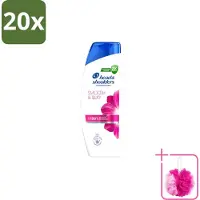 Head & shoulders 20 x - Shampoo - Smooth & Silky - 250ml - Bulkverpakking - Roosvrij haar - Douchemop - Glad haar