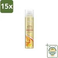 Unilever 15 x - Zomerblond - Droogshampoo - Voor Blond Haar - 245 ml - Wasstrips - Droogshampoo Voor Blond Haar - Fris Haar - Zomerblond - Droogshampoo - Vet Absorberend
