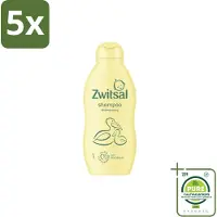 Zwitsal 5 x – Shampoo – Mild & Verzorgend – 200 ml - Grootverpakking - Vaatwasstrips - Baby Shampoo - Baby Shampoo - Baby Haar Reinigen - Babyhuid Beschermen - Anti-prik Shampoo