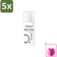 Neutral 5 x – Dagcrème – Parfumvrij – 50 ml - Bulkverpakking - Gevoelige huid - Douchemop - Dagcrème