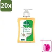 Dettol 20 x – Antibacteriële Handzeep Original – Hydraterende Formule – 250 ml - Bulkverpakking - Handzeep - Douchemop - Hygiëne