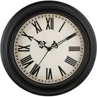 Merkloos Omgoods - Retro Wandklok, 12 Inch Stil en Klassiek