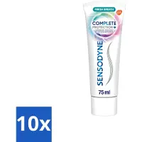 Sensodyne 10 x – Tandpasta – Complete Protection + Fresh Breath – 75 ml - Voordeelverpakking - 10 stuks