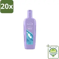 Unilever 20 x – Shampoo – 2-in-1 – 450 ml - Grootverpakking - Vaatwasstrips - Shampoo 2 In 1 - Haar Reinigen - Haar Verzorgen - Zacht Haar - Soepel Haar