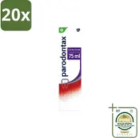 Parodontax 20 x – Tandpasta – Ultra Clean – 75 ml - Wasstrips - Tandpasta - Tandplak - Tandvlees - Bloedend Tandvlees - Fluoride